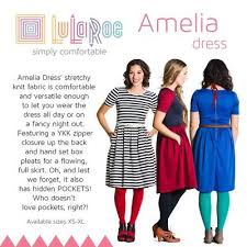 Lularoe Amelia Womens Dress Nwt Ebay