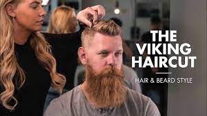 Simple braids with long mane and beard. The Viking Haircut Short Hair For Men With Beard Youtube