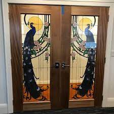 Check spelling or type a new query. Incredible Custom Hand Made Stained Glass Peacock Doors Csgmpd Ebay