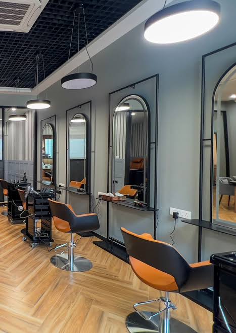 Professional salon interior