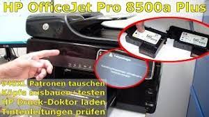 Treiber hp officejet pro 8500 a909 drucker. Hp Officejet Pro 8000 8500a Plus Druckprobleme Druckkopf Und Patronen Youtube