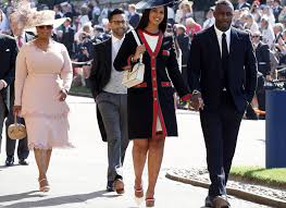 Wearing the right hat and not overdoing it is important, was the simple advice written in buckingham palace's etiquette book. Guests Arrived In Chic Attire To Attend The Royal Wedding Including Serena Williams In Versace Oprah Winfrey In Stella Mccartney Priyanka Chopra In Vivienne Westwood And More Fashion Bomb Daily Style