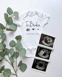 Check spelling or type a new query. Tie Breaker Pregnancy Announcement Onesie Grandparent Baby Etsy