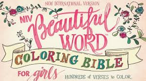 I appreciate enough else about final thoughts. Niv Beautiful Word Coloring Bible For Girls Zondervan Life Is Story