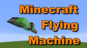 1 16 How To Make A Flying Machine In Minecraft Minecraft Tutorials Youtube