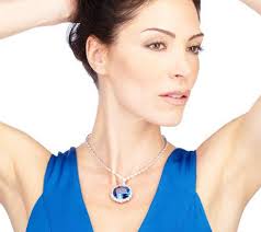 Smithsonian Simulated Hope Diamond Limited Edition Necklace