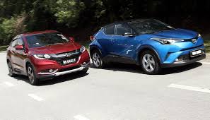 Battle Of The Compact Suvs Honda Hr V Versus Toyota C Hr