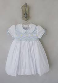 This Exquisite Little English Dress Was Hand Smocked In Colombia And Has The Sweetest Detail Traditional Baby Clothes Classic Baby Clothes Smocked Baby Dresses