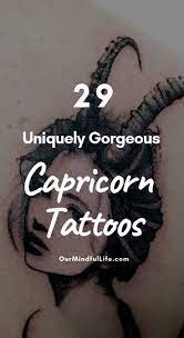 Geometric Capricorn Tattoo Black Red Designs Capricorn Tattoo Leo Constellation Tattoo Minimalist Tattoo