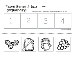 Peanut Butter Jelly Song And Sequencing Sequencing Worksheets Educational Worksheets Free Math Worksheets