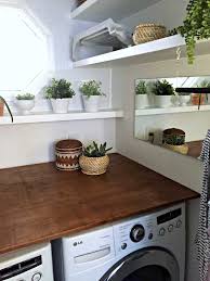 Laundry room organization and storage. Laundry Room Makeover Diy Plywood Countertop Ugly Duckling House