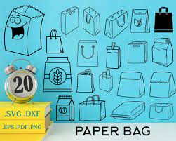 Paper Bag Svg Bag Svg Bag Paper Bag Paper Tote Bag Silhouette Svg Paper Bag Template Silhouette Svg Svg Files In 2020 Business Design Svg Marketing Materials