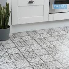 30 5cm X 30 5cm D C Floor Moroccan Grey Self Adhesive Vinyl Floor Tiles 274 5043 Vinyl Flooring Flooring Grey Flooring