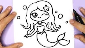 Bring deine vorstellungskraft auf ein neues realistisches level. Kawaii Meerjungfrau Malen Kawaii Bilder Youtube