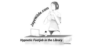 Footjob in the Library