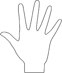 Blank Henna Template Hand Outline Hand Henna Clip Art