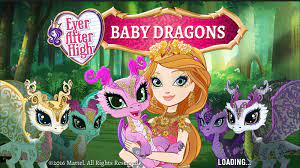 Ever after high coloring page with few details for kids. Ever After High Dragon Games Baby Dragons 1600x900 Wallpaper Teahub Io
