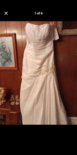 Las mejores ofertas en Tafetán David's Bridal manga vestidos de novia