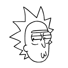 Rick And Morty Easy Drawings In 2020 Line Art Drawings Hipster Drawings Art Drawings Simple