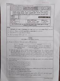 2019 O L Mathematics With Answers 2019 Mathematics Answers Past Papers