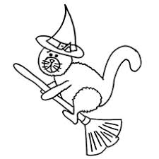Halloween s print out witch and catfdca. Halloween Coloring Pages Free Printables Momjunction
