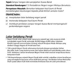 Objektif 1 membincangkan faktor faktor kedatangan kuasa eropah ke asia tenggara 2 mengkaji perluasan pengaruh portugis belanda dan inggeris di tanah melayu 3 menilai sejauh manakah kuasa barat mencapai matlamat penjajahan mereka. Latar Belakang Kedatangan Kuasa Barat Malaysudron