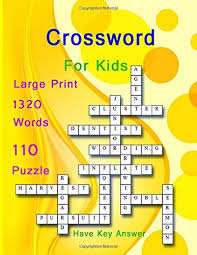 No pencil or eraser required! Crosswords For Kids Crossword Puzzle Books For Adults Large Print 1320 Words Missale Charee 9781726459426 Books Amazon Ca