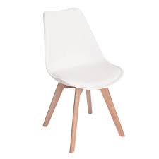 Dine like a king with these stylish, comfortable & upholstered white chair at alibaba.com. Living Co Dining Chair Padded Seat With Wooden Legs White White The Warehouse