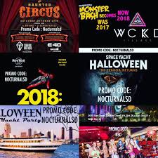 Top San Diego Halloween Events Use Promo Code Nocturnalsd At Ticket Check Out See Events At Https Noctur Halloween Event Promo Codes Days Till Halloween