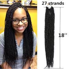 18 Kanekalon Small Senegalese Braid Twist Crochet Long Synthetic Hair Extensi Crochet Braids Twist Senegalese Twist Hairstyles Senegalese Twist Crochet Braids