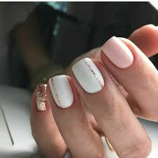 Nägel design rendering matte wirkung verbunden blätter goldfolie nail art #bl… nails design rendering matte effect connected leaves gold foil nail art #leaves. Gorgeous Rose Gold Nail Art Designs
