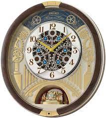 On the hour, many of the clocks in the collection mysteriously, break into sections in a very magical, smooth and controller manner. Amazon Com Seiko Melodies In Motion Qxm386brhz Clock 17 1 2 X 16 X 3 3 4 Multi Home Kitchen