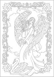 Search through 623,989 free printable colorings at getcolorings. Creative Haven Elegant Angels Coloring Book By Marty Noble Welcome To Dover Publications Col Angel Coloring Pages Detailed Coloring Pages Fairy Coloring Pages