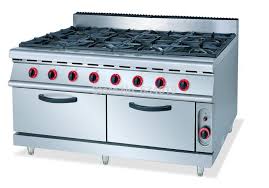 commercial 8 cookers gas kitchen stove