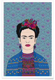 Frida kahlo poster zu spitzenpreisen. Frida Poster Juniqe