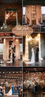 20 Trending Ideas For A Industrial Chic Wedding Elegantweddinginvites Com Blog Wedding Backdrop Lights Diy Wedding Backdrop Industrial Chic Wedding