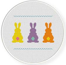 Bunny cross stitch patterns free. Bunnies Behinds Cross Stitch Pattern Daily Cross Stitch