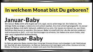 Ich kenne keinen in meinem bekanntenkreis, der so sprechen würde. In Welchem Monat Wurdest Du Geboren Jeder Monat Offenbart Ein Anderes Bild