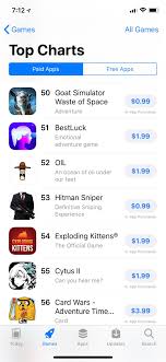 Convenient App Store Charts Hitman