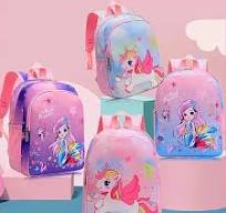 Cartoon Kids Backpack for Toddler Girls, Durable Kindergarten School Bag,  Cute Animal Preschool Bookbag for Age 2-6 Girls