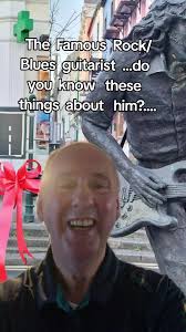 The Famous guitarist...born in ballyshannon... Rory Gallagher his memorial  statue...located very near our premises...the ballyshannon shoe co  sports...#rorygallaghertribute #rorygallagherfestival ...