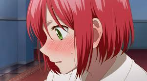 Akagami No Shirayuki Hime Episode 12 Shirayuki Blush Png 1200 668 Snow White With The Red Hair Blushing Anime Romantic Anime