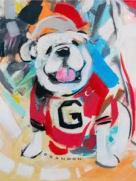 Uga University Of Georgia Little Uga Painting Etsy Painting Prints University Of Georgia Fine Art Prints