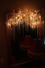 Miniature Mirror Chandelier Christmaslightsideas Diy Christmas Light Decorations Diy Christmas Lights Indoor Christmas Lights