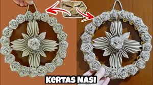 Maybe you would like to learn more about one of these? Kerajinan Dari Kertas Nasi How To Make Hanging Wall Paper Craft Youtube