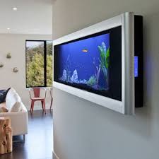 Panoramic Aquarium 24x70 Silver Wandaquarium Meerwasser Aquarium Produktdesign