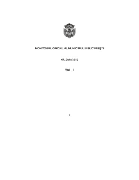 Numărul curent e disponibil prin abonament. Monitorul Oficial Al Municipiului Bucureazti Nr 3bis