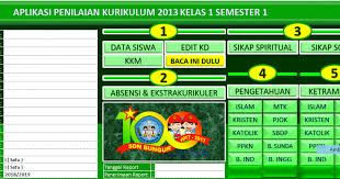Dicariguru.com kembali membagikan aplikasi raport gratis untuk bapak dan ibu guru aplikasi raport sd kelas 1,2,3,4,5 dan 6 semester 1 dan 2 kurikulum 2013 revisi 2018. Aplikasi Raport Kelas 1 Semester 1 Kurikulum 2013 Revisi 2017 Portal Edukasi Dikdas