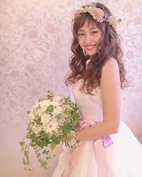ブライダルヘアの人気前髪アレンジカタログ marry マリー ウェディング ヘアスタイル ウェディングドレス 髪型 ダウン ブライダル