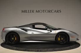 It cuts a striking figure, and is finished in understated grey and gold, with chic beige and camel interiors. Pre Owned 2018 Ferrari 488 Spider For Sale Miller Motorcars Stock 4612